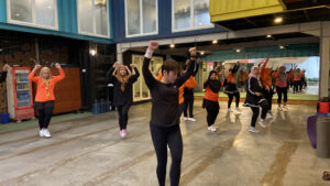 aerobik di container gym